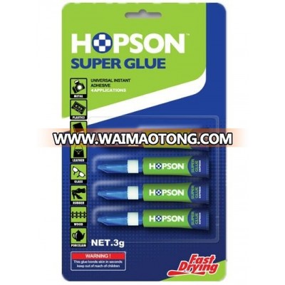 Hopson HCA-004B 4pcs/card Aluminum Tube Adhesive Glue